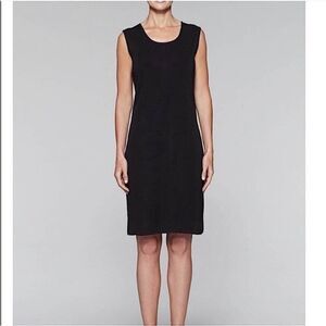 Exclusively Misook Black Slinky Acrylic Tank‎ Sheath Dress Size Large